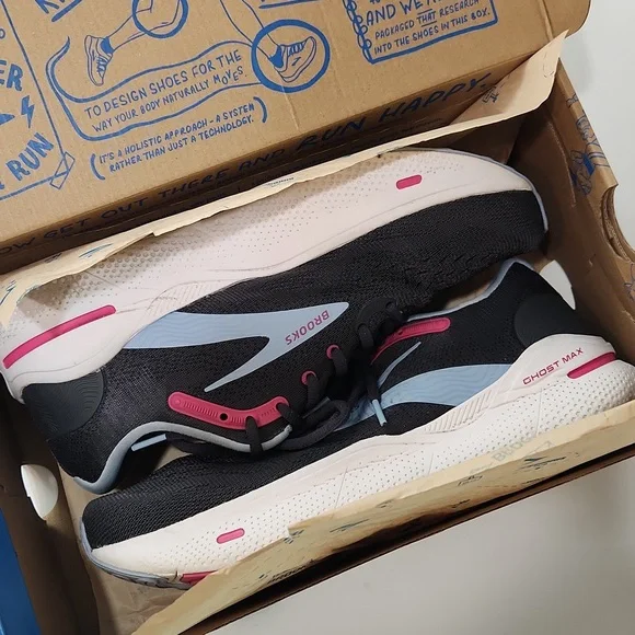 Brooks Women's Athletic Shoes - Black, Pink, and Blue - Picture 15 of 15